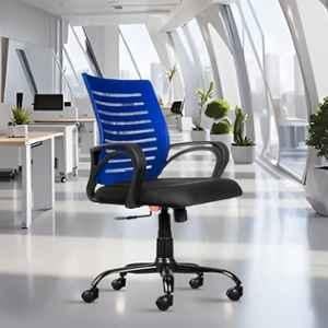 Rose Elite Mesh Blue & Black Medium Back Ergonomic Chair