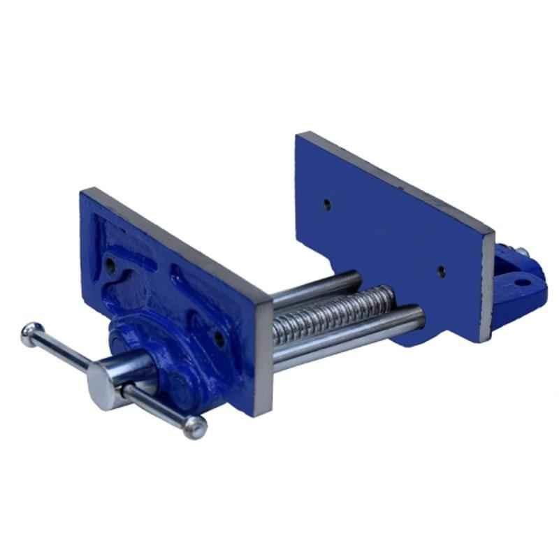 GIZMO 150mm Cast Iron Blue Wood Working Vice