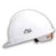 Allen Cooper White Polymer Ratchet Type Safety Helmet with Chin Strap, SH721-W (Pack of 10)