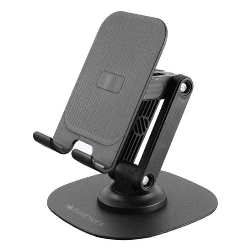 Zebronics MTS200 9.7 inch ABS & Metal Black Mobile Holder