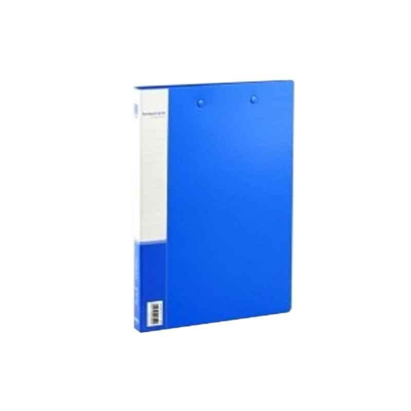 Deli 5309 A4 8 inch Blue Long Spring Board Clip File