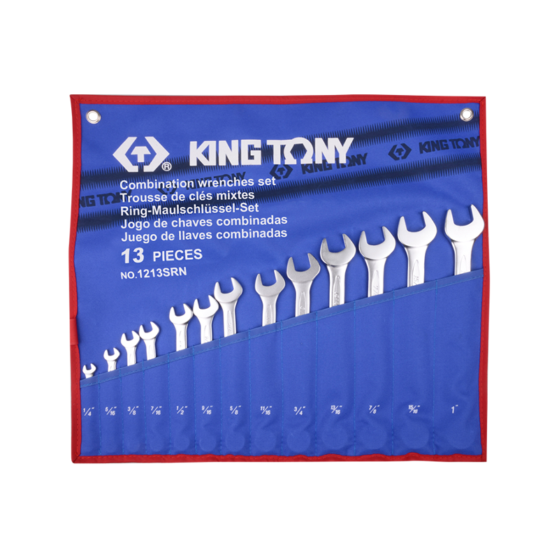 King Tony 13 PCS Combination Wrench Set, 1213SRN