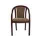 Supreme Ornate Plastic Medium Back Rose Wood Cushion Chair with Arm (Pack of 4)