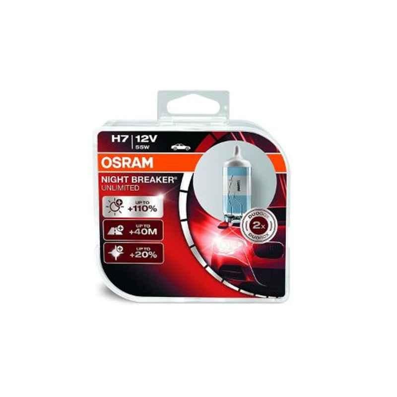 Buy Osram 12V 55W Halogen 9.2x4.7x11.5cm Car Lighting Head Light Bulb  Online At Price ₹3316