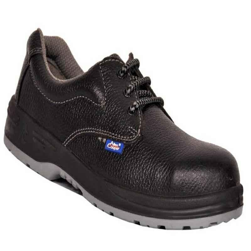 Allen Cooper AC 1143 Antistatic Black Work Safety Shoes, Size: 4