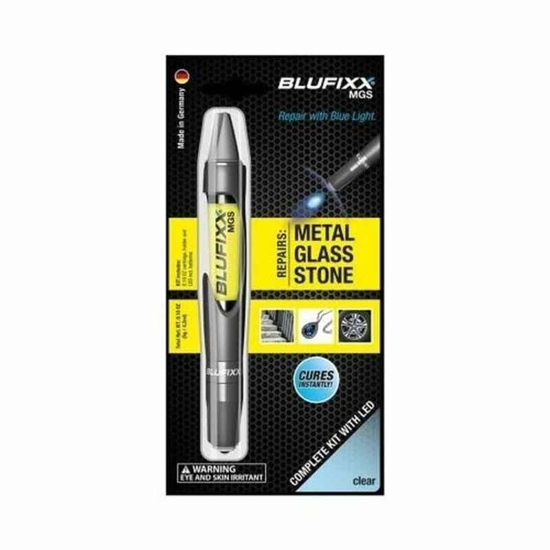 Blufixx LED Repair Gel Pen Kit, MGS, 5GM, Clear