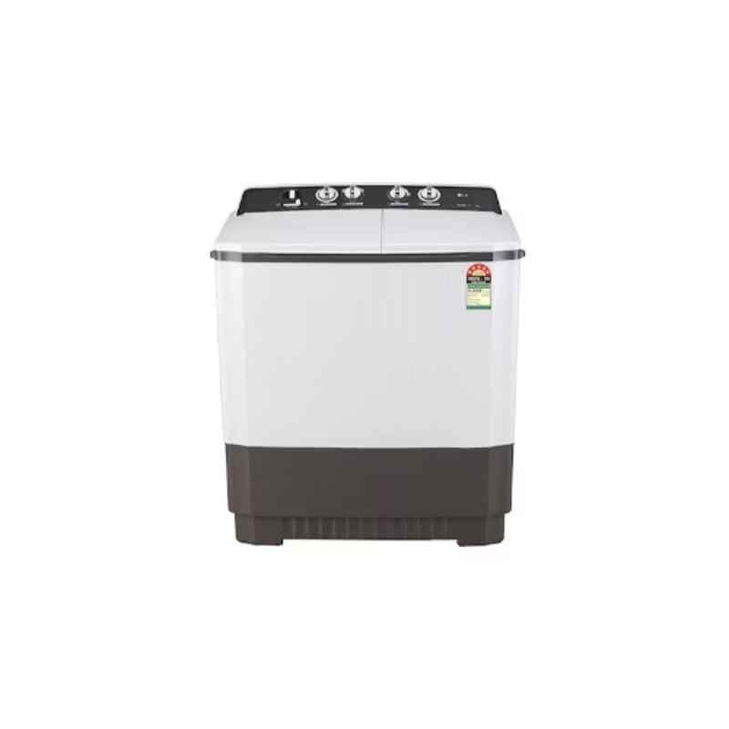 LG 10kg Plastic Dark Grey Top Load Semi Automatic Washing Machine with Pulsator Technology, P1040RGAZ.ADGQEIL