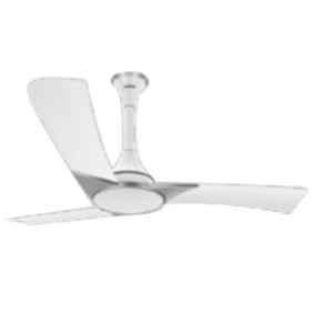 Luminous Raptor Chrome White Ceiling Fan, Sweep: 1200 mm