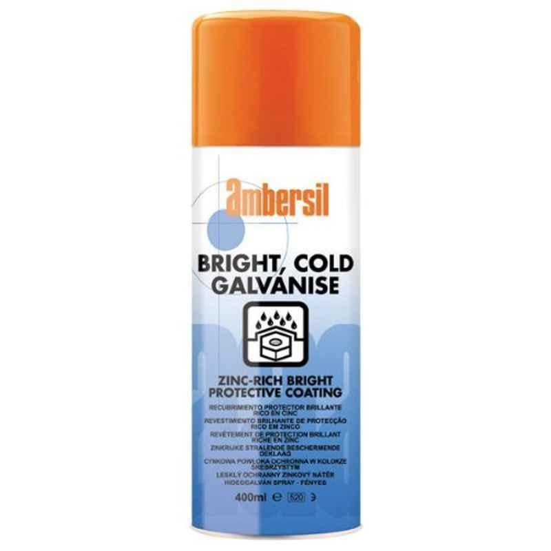 Ambersil 30292 Bright And Cold Galvanise Spray, 400 ml