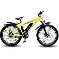 Matelco ULTRA EA26 12.5Ah 26 inch Green & Black Single Speed Electric Cycle with Li-ion Battery, Speed: 28 km/hr