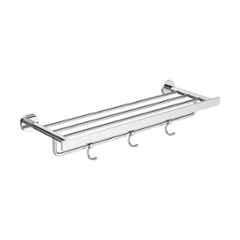 Cera Oakley 450mm Brass Chrome Finish Towel Rack, F5006102