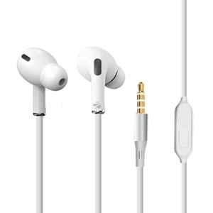 Zebronics Zeb-Tulip 3.5mm White In-Ear Weird Earphone with Mic, 1.2m Cable & 14mm Drivers