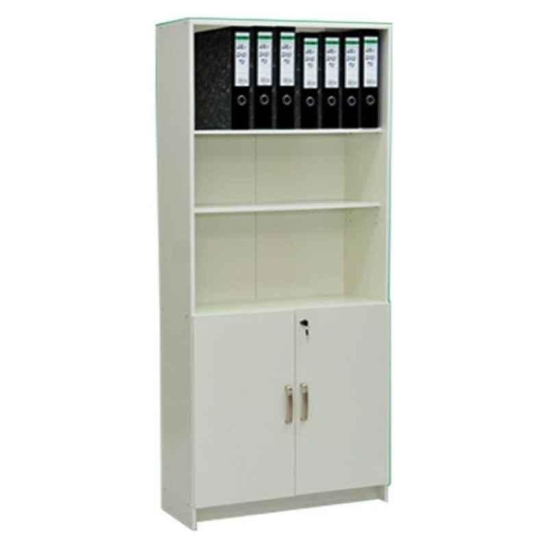 Karnak KFC6446 80x30x180cm Wooden White File Cabinet