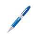 Cross X Cobalt Black Ink Cobalt Blue Lacquer Chrome Finish Roller Ball Pen with 1 Pc Black Gel Ink Refill Set, AT0725-4