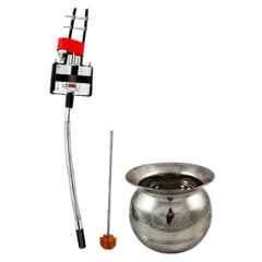 KIING 30 Litre 160W Alloy Steel Electric Madhani Machine with Flexible Hanging Pipe & Wooden Flower Rod & Pot