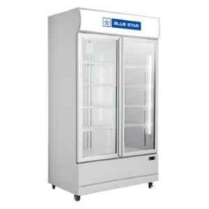 Blue Star 568 Litre White Double Door Visi Cooler, VC600CD/VC600CD-B