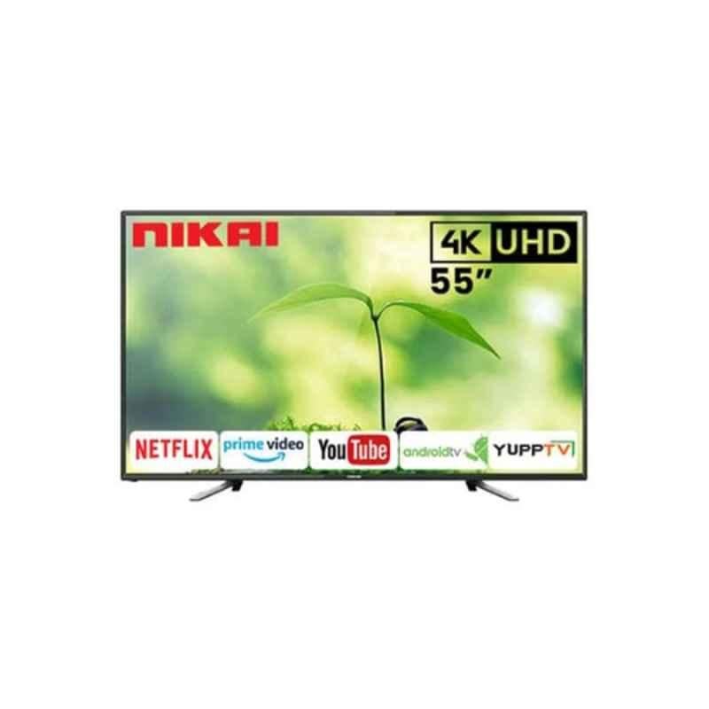 Nikai 9 Series 55 inch UHD Black Smart LED Television, UHD55SLED/UHD5510SLED