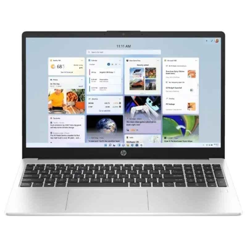HP 250 G10 Turbo Silver Laptop with Intel Core 5 120U Processor/24GB RAM/1TB SSD/FreeDOS 3.0/15.6 inch FHD Display & 1 Year Warranty, D49D4AT