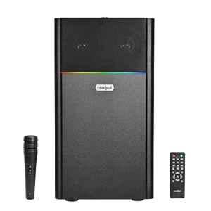 Frontech Crux 80W Bluetooth Black Tower Speaker System with LED Display & FM, SW-0161