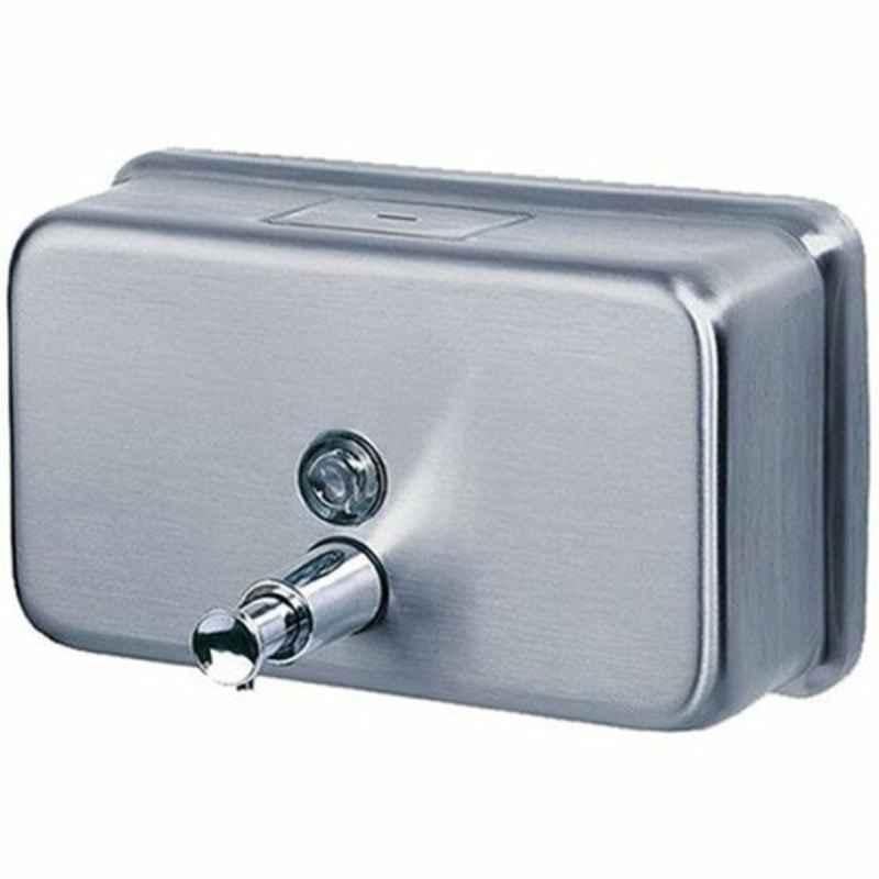 Intercare 1.2L Silver Stainless Steel Horizontal Soap Dispenser