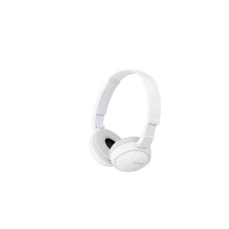 Sony MDR-ZX110 White Over Ear Dome Type Wired Headphone