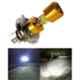 AllExtreme 9W Golden H4 Missile Projector LED Headlight Bulb (Pack of 2)