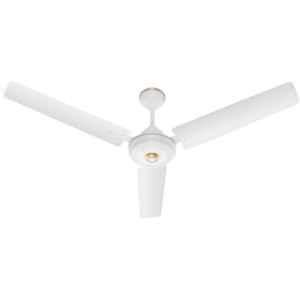Airelec Gloria 28W 350rpm 5 Star White 3 Blade BLDC Ceiling Fan with Remote & 2 Year Warranty, Sweep: 1200 mm