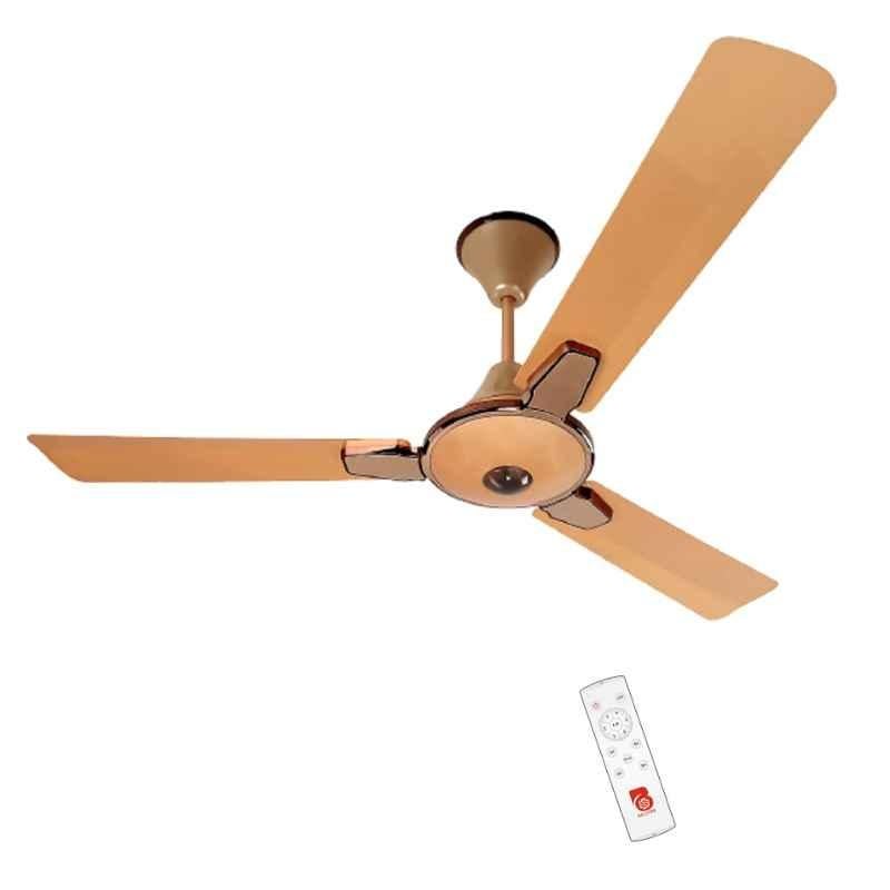 Balster Wonder Plus 30W BLDC Gold Ceiling Fan with Remote & LED Light, Sweep: 1200 mm