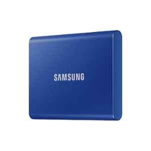 Samsung T7 2TB USB 3.2 Gen2 10Gbps Blue Portable Solid State Drive, MU-PC2T0H/MU-PC2T0H/AM