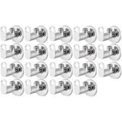 Senkiddpro Prime Stainless Steel Chrome Finish Wall Mounted Angle Cock (Pack of 19)