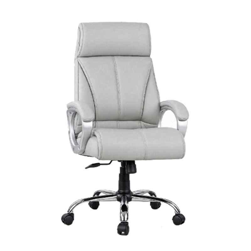 ZRF Leatherette Grey High Back Armrest Ergonomic Office Chair, EGREY20201