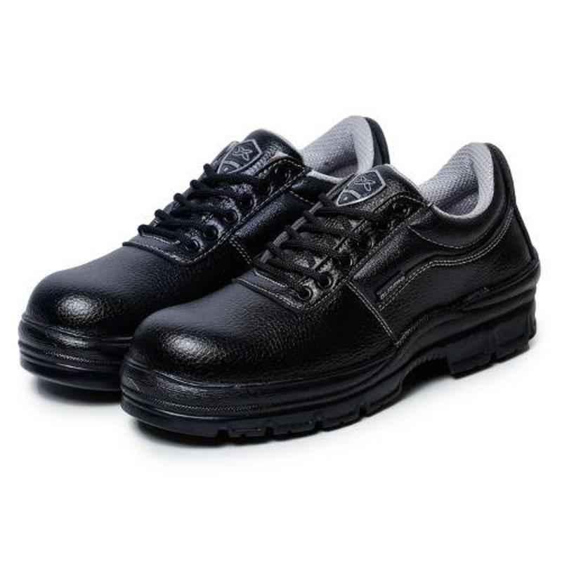 Liberty Gliders ROUGFTR-CT Composite Toe Synthetic Leather Black Work Safety Shoes, Size: 9