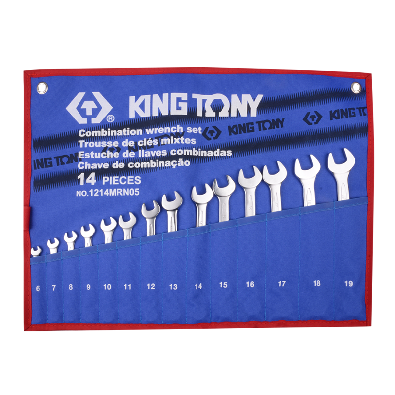 King Tony 14 PCS Combination Wrench Set, 1214MRN