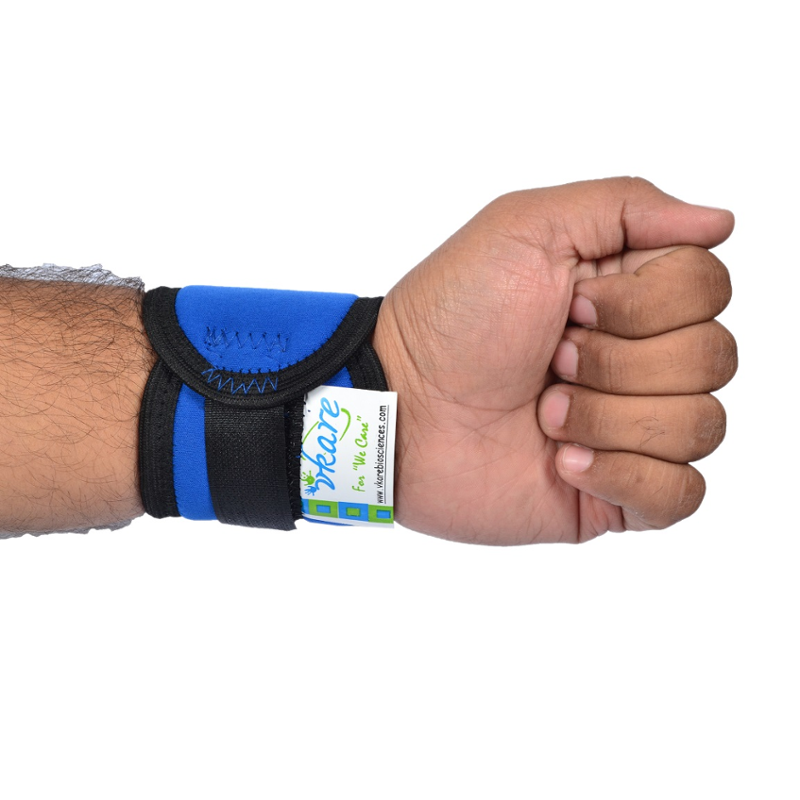 Vkare Neoprene Blue Wrist Binder, VKB0105