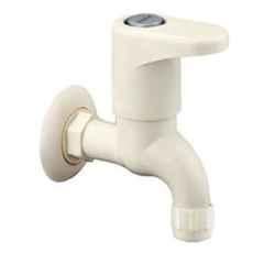 Sanituf Star PTMT White Round Foam Flow Bib Cock, SS-501 A