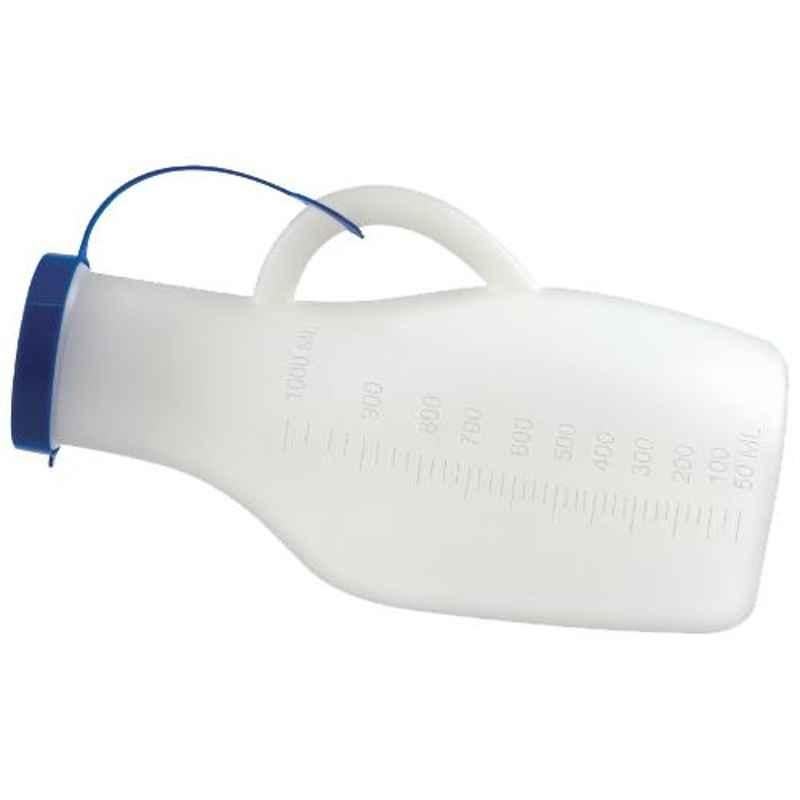 Prompt 1000ml Check Plastic Urine Pot With Cap for Male, 1071