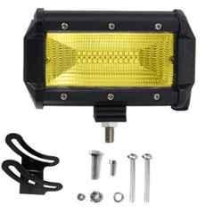 AllExtreme EX24FY1 24 LED 5 inch 72W Cube CREE Yellow Waterproof Flood Fog Light