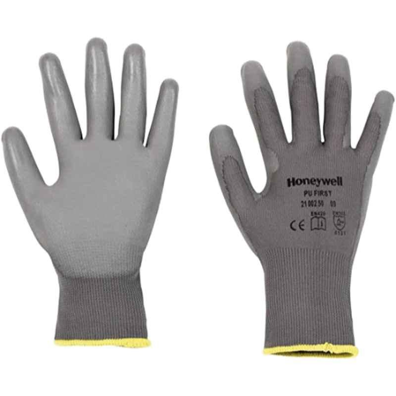 Honeywell 2100250-10 Grey First Palm-Side Coated Safety Gloves, Size: 10