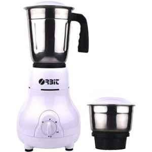 Orbit Matka 450W White Juicer Mixer Grinder with 2 Jars