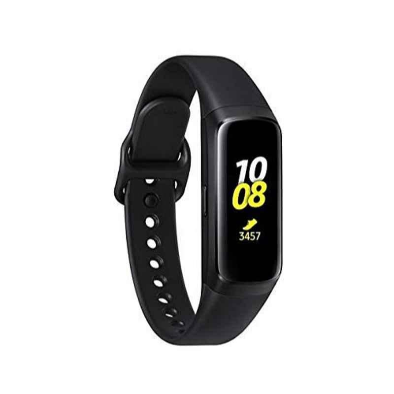 Samsung Galaxy Fit 24.1mm 120x120p Black Smartwatch, SM-R370