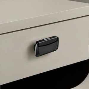Plantex 3 inch Zinc Black Drawer Kadi for Home & Office, APS-DTK-295