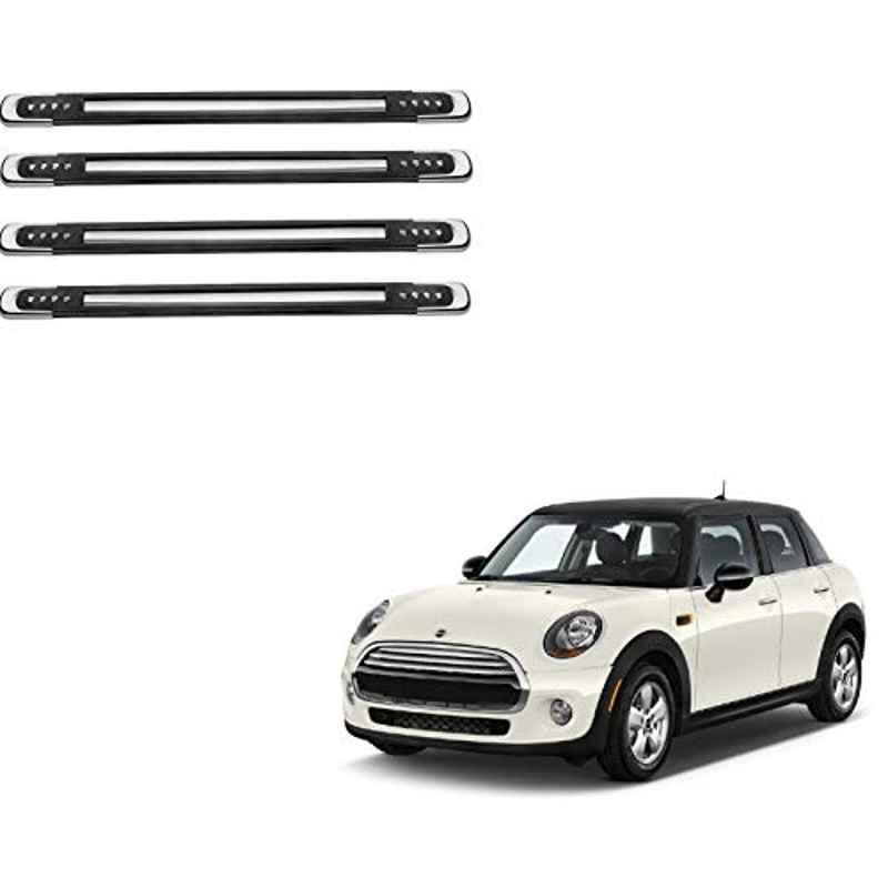 Kozdiko 4 Pcs Designer Black Bumper Protector Set for Mini Cooper