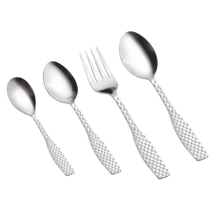 Steel Edge 30 Pcs Stainless Steel Galaxy Cutlery Set without Stand
