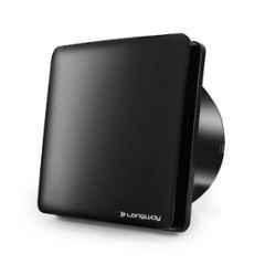 Longway FreshX 6 inch 22W Plastic Black Exhaust Fan with Powerful Motor & 2 Years Warranty, Sweep: 150mm