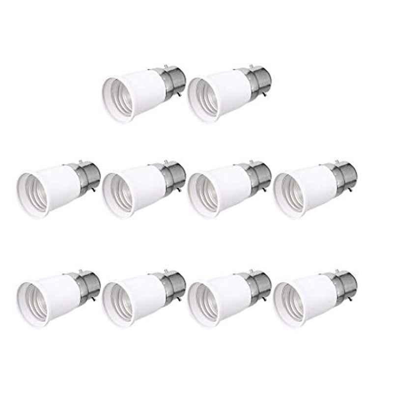 B22 to E27 PBT Lamp Holder (Pack of 10)