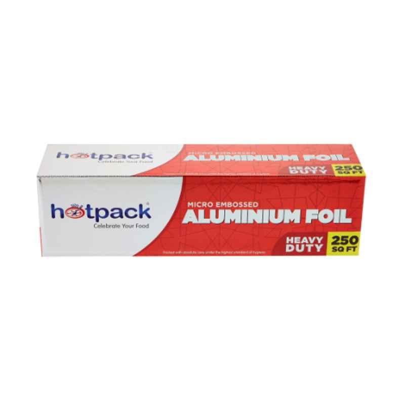 Hotpack 250sqft Aluminium Embossed Foil Roll, AF30250HPE