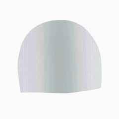Matrica Pure Silicone Grey Waterproof Odor Free Quick Drying Swimming Cap, Size: Free