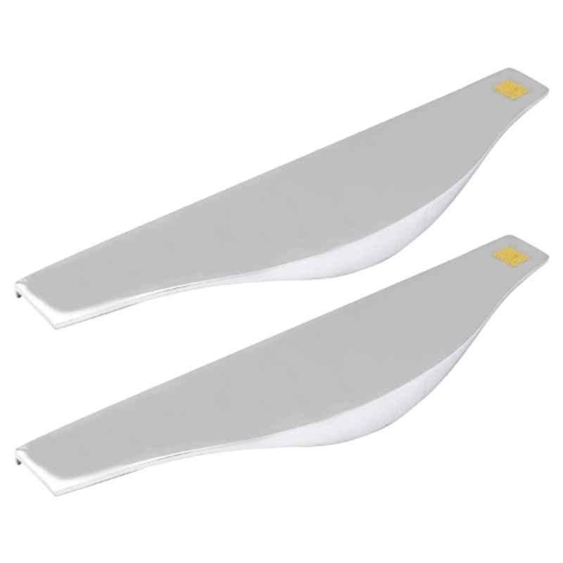 RAB 6 inch Aluminium Chrome Finish Drawer Pull Handle, F 125 (Pack of 2)