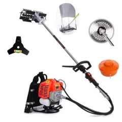 Imported 1.2HP 31cc 4 Stroke Backpack Multi Crop Brush Cutter with Flat Tiller Attachment, SAC-BC-841