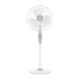 Hindware Bliss 60W White & Grey Pedestal Fan, 519470, Sweep: 400 mm